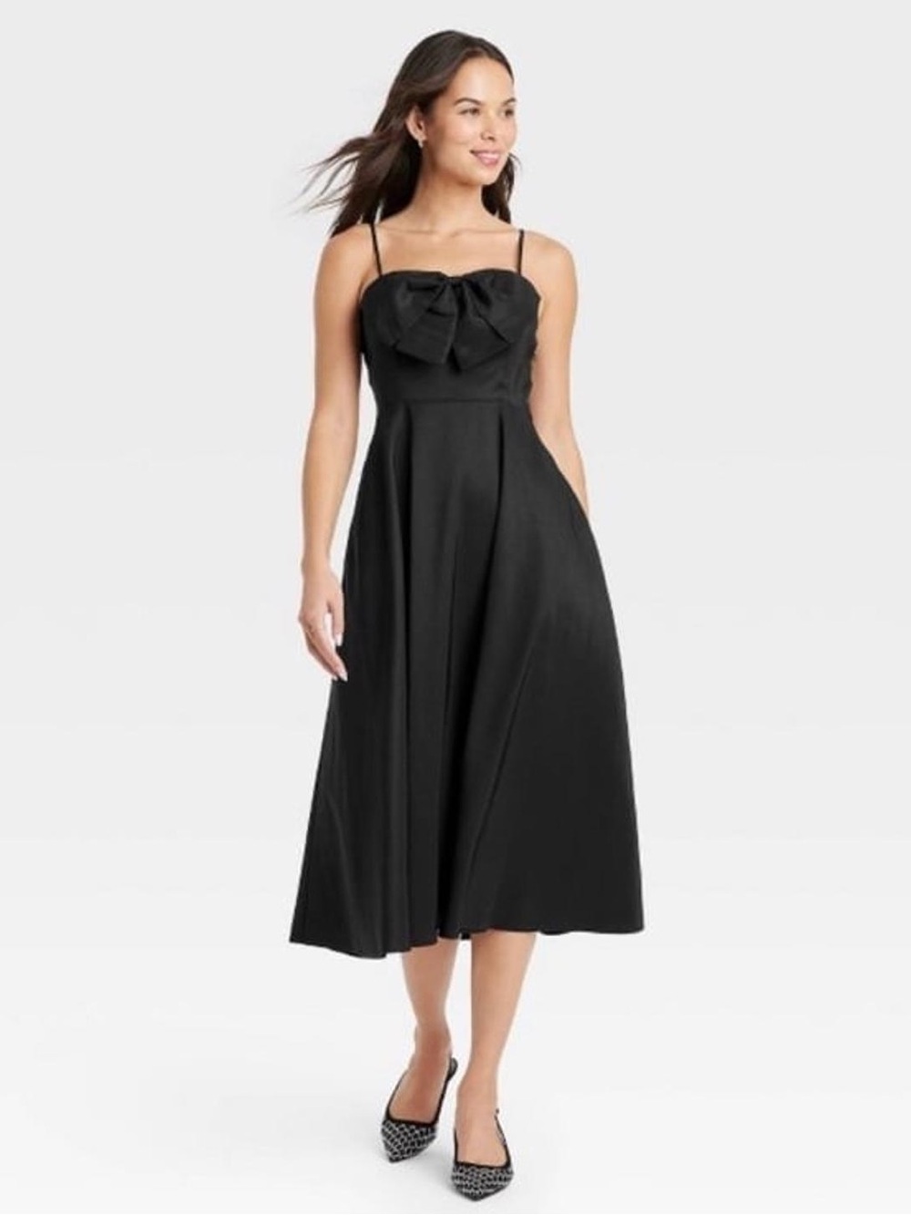 A New Day Black Bow Dress